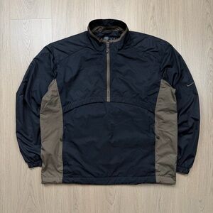 Vintage Nike Golf Clima-Fit Pullover 1/4 Zip Windbreaker Jacket Mens Medium Mesh
